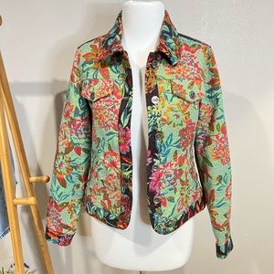 Christopher & Banks Floral jacket